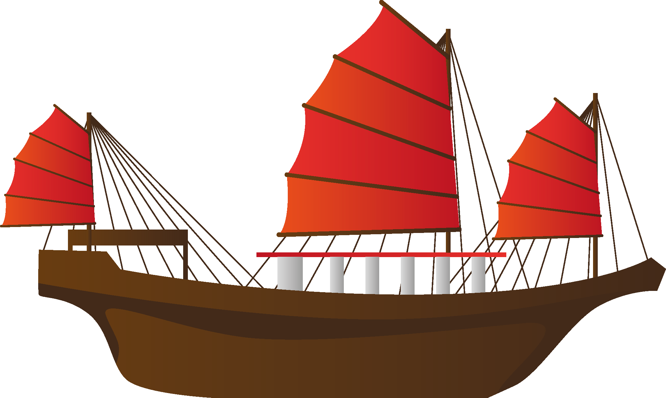 Al Mosafer Al Arabi Junk Boat Logo
